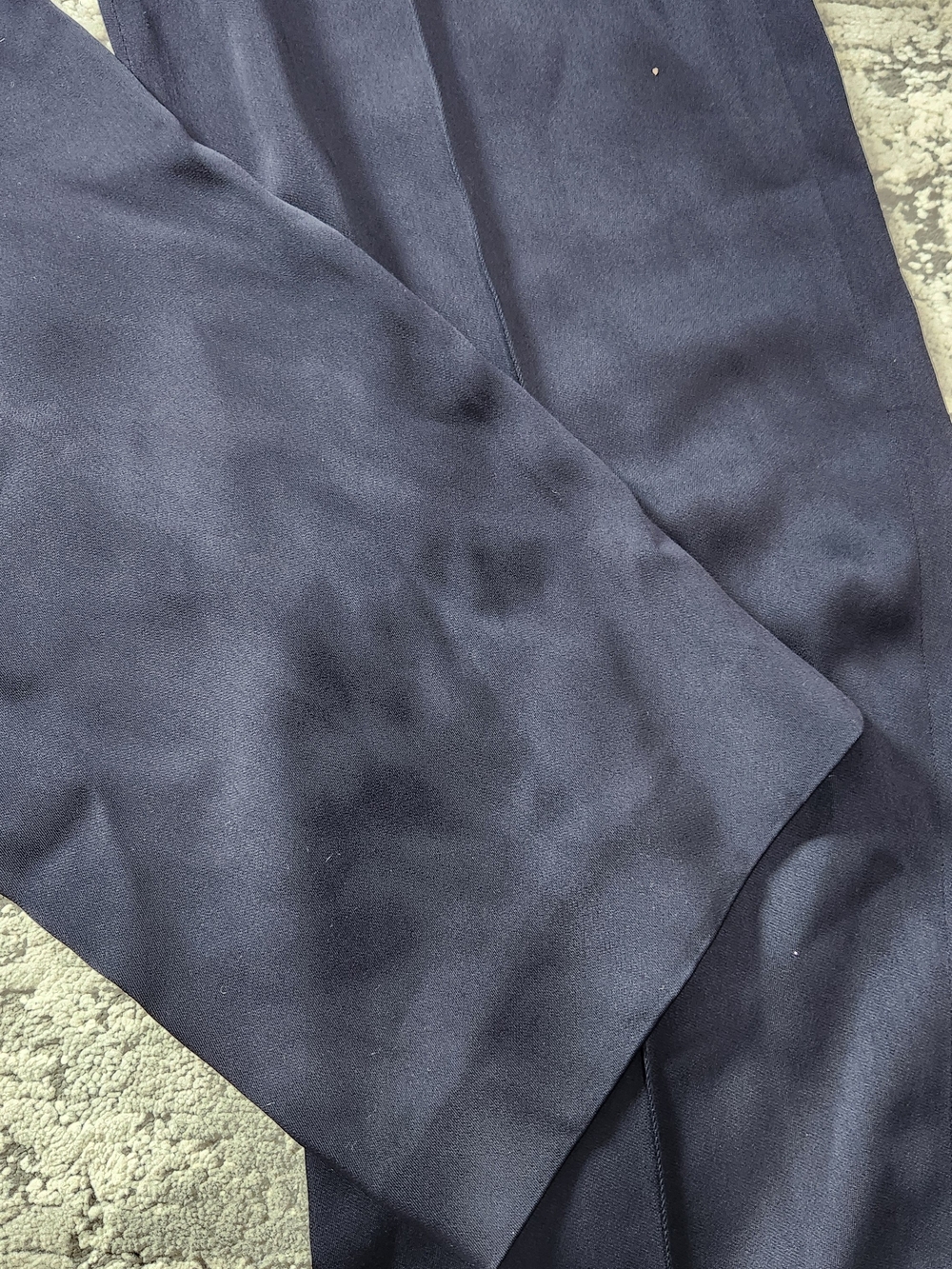 Vince Women's Navy Elastic-Waist Dress Pants - Picture 8 of 10